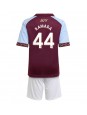 Aston Villa Boubacar Kamara #44 Kotipaita Lasten 2025-26 Lyhythihainen (+ shortsit)